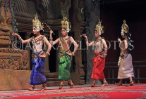 CAMBODIA, Siem Reap, Khmer Dancing, Apsara Dancers, CAM301JPL