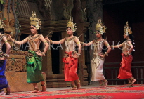 CAMBODIA, Siem Reap, Khmer Dancing, Apsara Dancers, CAM302JPL