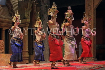 CAMBODIA, Siem Reap, Khmer Dancing, Apsara Dancers, CAM308JPL