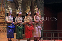 CAMBODIA, Siem Reap, Khmer Dancing, Apsara Dancers, CAM326JPL