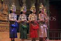 CAMBODIA, Siem Reap, Khmer Dancing, Apsara Dancers, CAM327JPL