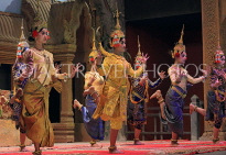 CAMBODIA, Siem Reap, Khmer Dancing, Classical (Tep Monorom) Dance, CAM264JPL