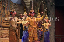 CAMBODIA, Siem Reap, Khmer Dancing, Classical (Tep Monorom) Dance, CAM266JPL