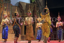 CAMBODIA, Siem Reap, Khmer Dancing, Classical (Tep Monorom) Dance, CAM269JPL