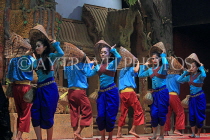 CAMBODIA, Siem Reap, Khmer Dancing, Folk Dance, CAM330JPL