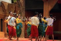 CAMBODIA, Siem Reap, Khmer Dancing, Folk Dance, CAM345JPL