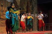 CAMBODIA, Siem Reap, Khmer Dancing, Folk Dance, CAM350JPL