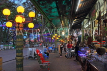 CAMBODIA, Siem Reap, Night Market area, street scene, CAM2270JPL