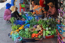 CAMBODIA, Siem Reap, Old Market (Psar Chas), fruit and vegetable stall, CAM2374JPL