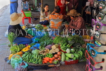 CAMBODIA, Siem Reap, Old Market (Psar Chas), fruit and vegetable stall, CAM2375JPL