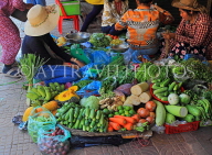 CAMBODIA, Siem Reap, Old Market (Psar Chas), fruit and vegetable stall, CAM2376JPL