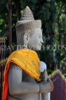 CAMBODIA, Siem Reap, Preah Ang Chek Shrine, deity statue, CAM2278JPL