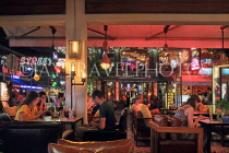 CAMBODIA, Siem Reap, Pub Street, night view, restaurant scene, CAM2234JPL