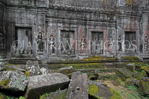 CAMBODIA, Siem Reap, Ta Prohm Temple, bas-relief Devata figures, CAM1436JPL
