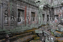 CAMBODIA, Siem Reap, Ta Prohm Temple, bas-relief Devata figures, CAM1441JPL