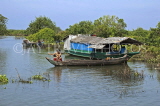 CAMBODIA, Siem Reap, Tonle Sap great Lake House Boats, CAM106JPL