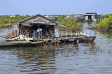CAMBODIA, Siem Reap, Tonle Sap great Lake House Boats, CAM125JPL