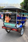 CAMBODIA, Siem Reap, Tuk Tuk, converted motorbike, CAM2243JPL