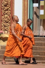 CAMBODIA, Siem Reap, Wat Bo Temple, Monks, CAM2064JPL