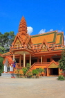 CAMBODIA, Siem Reap, Wat Bo Temple, Prayer Hall, CAM2057JPL