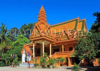 CAMBODIA, Siem Reap, Wat Bo Temple, Prayer Hall, CAM2061JPL