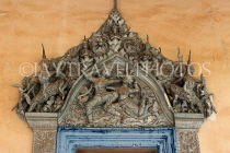 CAMBODIA, Siem Reap, Wat Bo Temple, main Pagoda, bas-relief carvings, CAM2013JPL