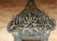 CAMBODIA, Siem Reap, Wat Bo Temple, main Pagoda, bas-relief carvings, CAM2014JPL