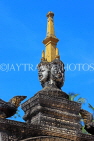 CAMBODIA, Siem Reap, Wat Bo Temple, main Pagoda, elaborate gateway detail, CAM2031JPL