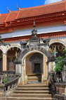 CAMBODIA, Siem Reap, Wat Bo Temple, main Pagoda, elaborate gateways, CAM2037JPL