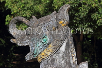CAMBODIA, Siem Reap, Wat Bo Temple, main Pagoda, guardian stone statues, CAM2029JPL