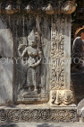 CAMBODIA, Siem Reap, Wat Bo Temple, main Pagoda area, Stupa bas-relief carvings, CAM2049JPL