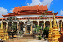 CAMBODIA, Siem Reap, Wat Bo Temple, main Pagoda building, CAM1998JPL