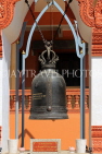 CAMBODIA, Siem Reap, Wat Bo Temple, temple site, large bell, CAM2053JPL