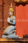 CAMBODIA, Siem Reap, Wat Bo Temple, temple site, small statue, CAM2055JPL