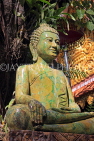 CAMBODIA, Siem Reap, Wat Damnak, seated Buddha statue, CAM1735JPL