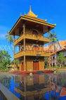 CAMBODIA, Siem Reap, Wat Damnak, temple buildings, Pagoda, CAM1745JPL