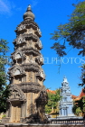 CAMBODIA, Siem Reap, Wat Damnak, temple site buildings, Pagoda, CAM1727JPL