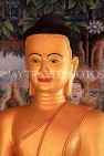 CAMBODIA, Siem Reap, Wat Preah Prom Rath, Prayer Hall, Buddha statue, CAM2172JPL