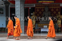 CAMBODIA, Siem Reap, Wat Preah Prom Rath, temple site monks, CAM2162JPL
