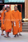 CAMBODIA, Siem Reap, Wat Preah Prom Rath, temple site monks, CAM2165JPL