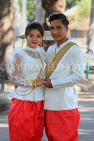 CAMBODIA, Siem Reap, newly wed couple being photographed, CAM2258JPL