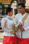 CAMBODIA, Siem Reap, newly wed couple being photographed, CAM2262JPL