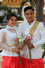 CAMBODIA, Siem Reap, newly wed couple being photographed, CAM2263JPL