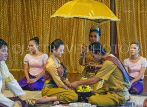 CAMBODIA, Siem Reap, scene from a traditional Khmer wedding, CAM72JPL