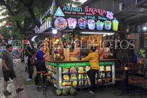 CAMBODIA, Siem Reap, stall selling ice creams and deserts, CAM2344JPL