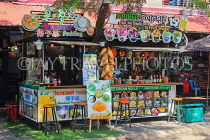 CAMBODIA, Siem Reap, stall selling ice creams and deserts, CAM2346JPL