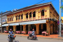 CAMBODIA, Siem Reap, town centre, colonial architecture, street scene, CAM2282JPL