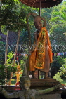 CAMBODIA, Siem Reap Prov, Kulen Mountain, Wat Preah Ang Thom, deity statue, CAM2416JPL