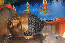 CAMBODIA, Siem Reap Prov, Kulen Mountain, Wat Preah Ang Thom, reclining Budha, CAM2405JPL