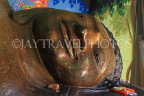 CAMBODIA, Siem Reap Prov, Kulen Mountain, Wat Preah Ang Thom, reclining Budha, CAM2409JPL